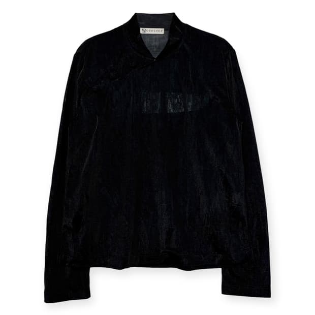 요지야마모토 워크샵 패턴 셔츠