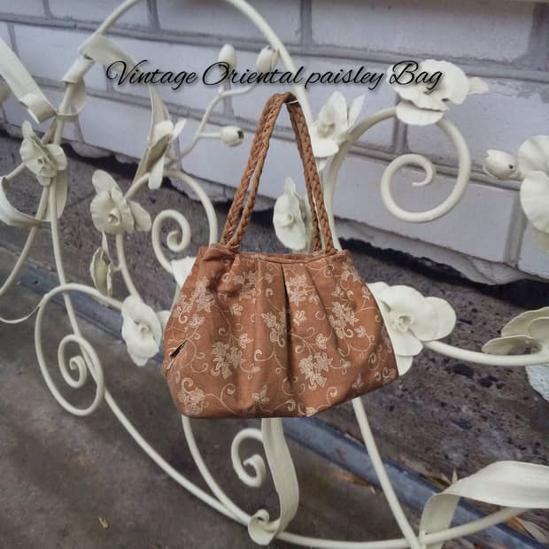 Vintage Oriental paisley Bag