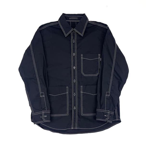 킨록바이킨록앤더슨 스티치 셔츠 블랙 95