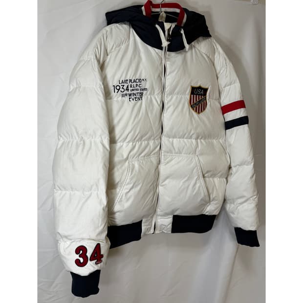 폴로 랄프로렌 USA 올림픽 팀 다운 패딩 