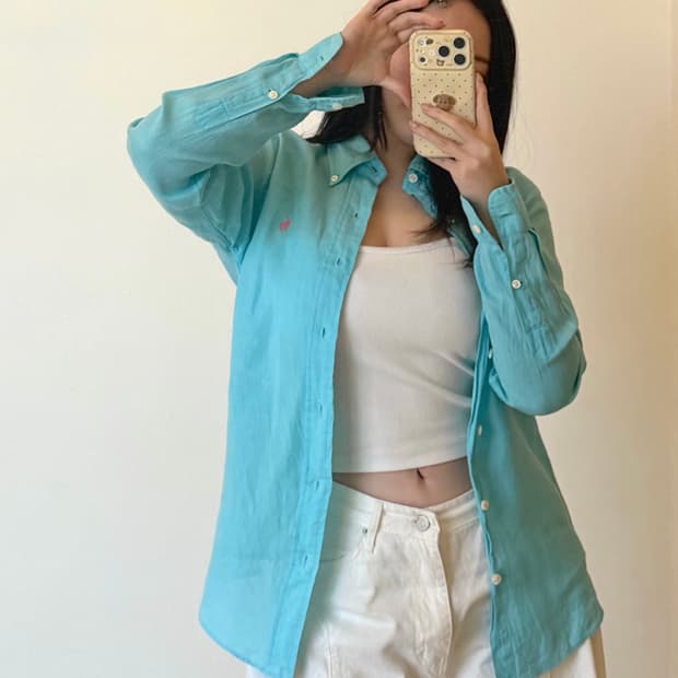 폴로 린넨셔츠 L/S 스블