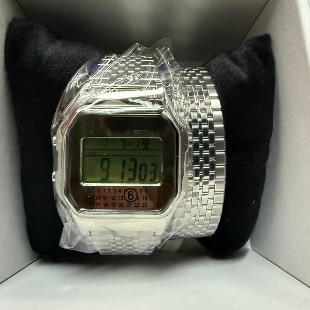 mm6 x timex 타이맥스 메종 마르지엘라 t60 실버