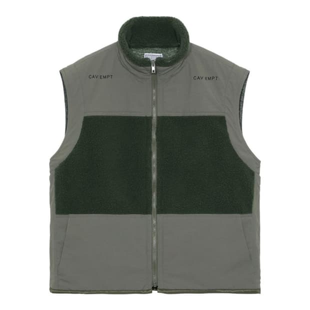 (XL) 카브엠트 보아 플리스 베스트 카키 조끼