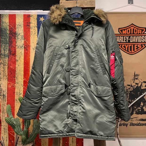 알파 인더스트리 N3B U.S 디펜스 야상 자켓 밀리터리 오리지널