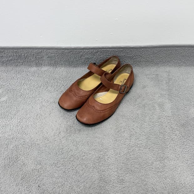 old Margaret Howell brogue mary jane