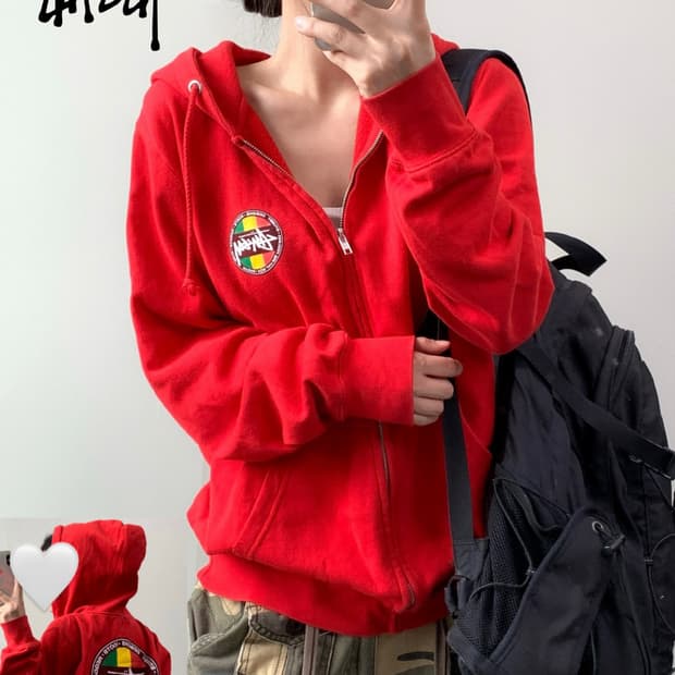 스투시 후드집업