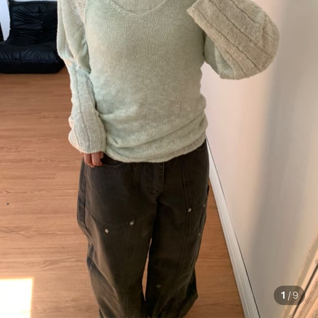 모브앤로지 니트 홀터나시 세트