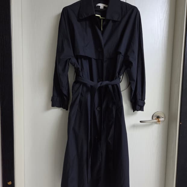 SJ와니  네이비 트렌치 코트  66~77
