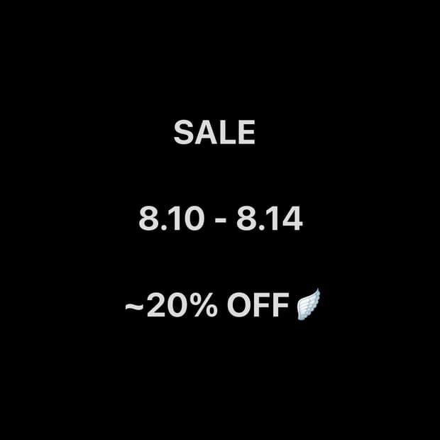 SALE UP TO 20%🪽