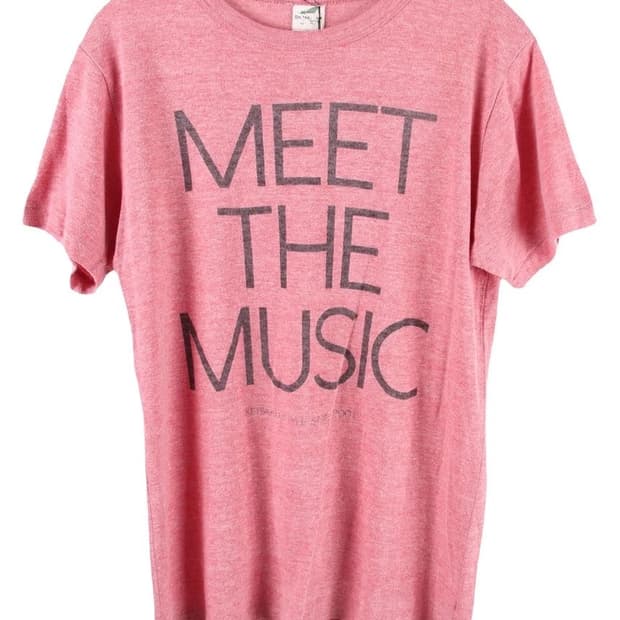 빈티지 Meet the music 티셔츠 M사이즈