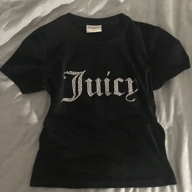 Juicy Couture 쥬시꾸뛰르 벨루어 반팔 티셔츠