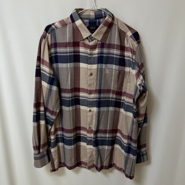 닥스 타탄 체크 긴팔 셔츠 XL/105