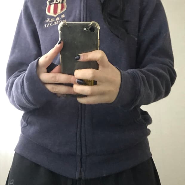 폴로 빅로고 울프죠 후드집업