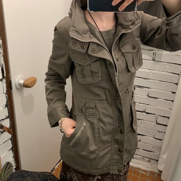 Khaki safari jacket