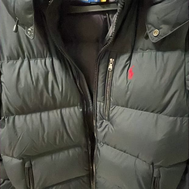 폴로 랄프로랜 패딩 사이즈 m