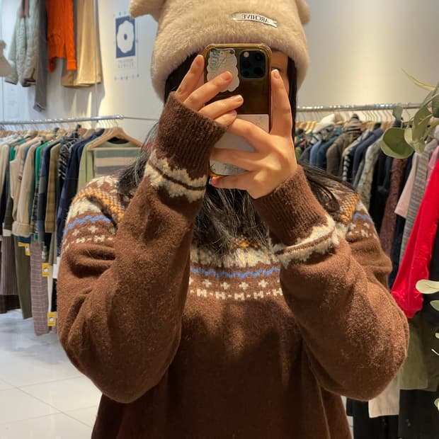 GAP 페어아일 노르딕 니트 (M)