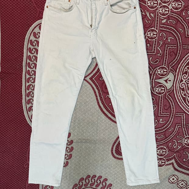 리바이스 502 화이트 데님