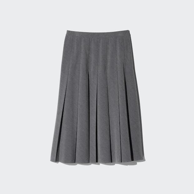 구해요)) 유니클로 와이드 플리츠 미디 스커트