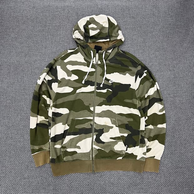 나이키 카모 후드집업
