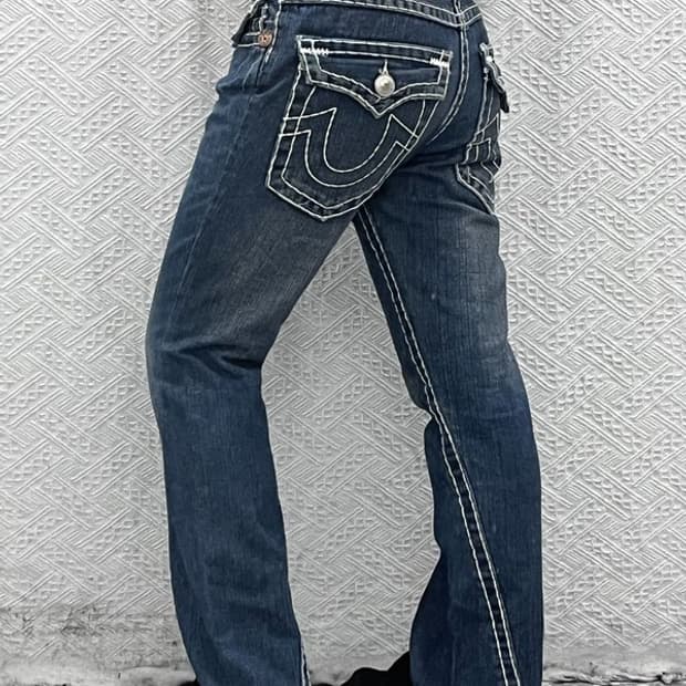 트루릴리젼 조이슈퍼티 세미 부츠컷 데님팬츠 30인치 C08794