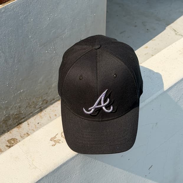 [S-M] MLB 엠엘비 애틀랜타 블랙 볼캡 모자