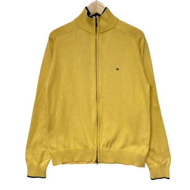 타미힐피거 스몰로고 니트집업
