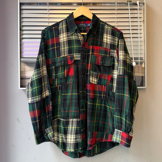 Polo Ralph Lauren PATCHWORK CHECK FLANNE
