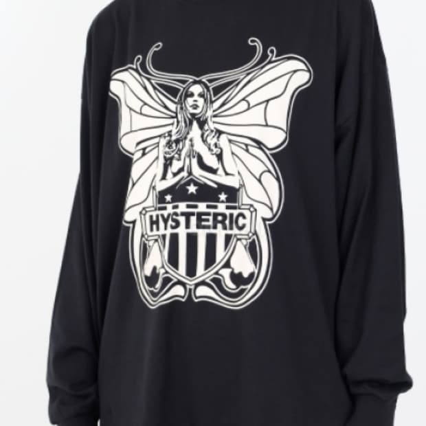 히스테릭글래머 롱슬리브 티셔츠