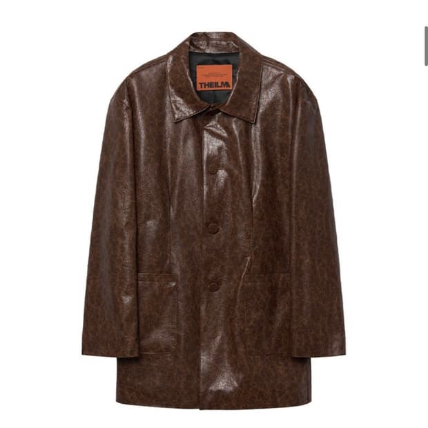 더일마 가죽자켓 GRETA VINTAGE ECO JACKET brown