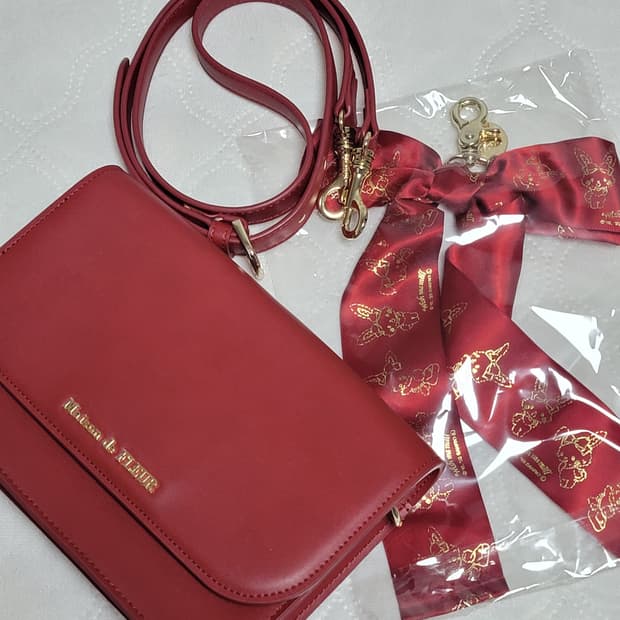 산리오 메종드플뢰르 백팩 핸드백 위시미멜 양산형 지뢰계 갸루 리본