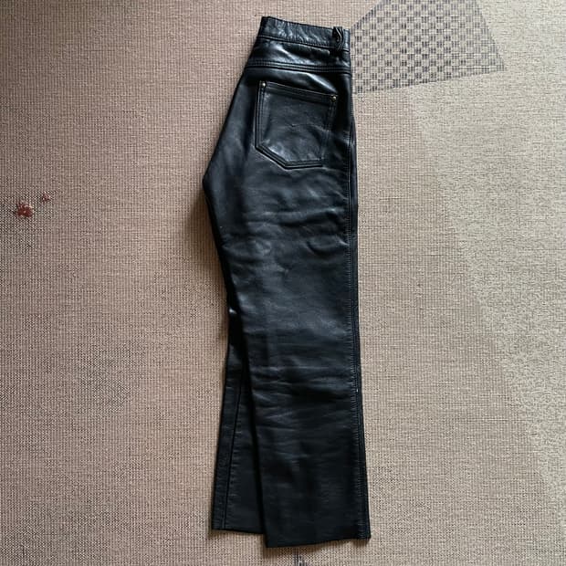 Schott leather pants