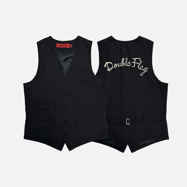 double flag vest 더블플래그 베스트 조끼 일본빈티지