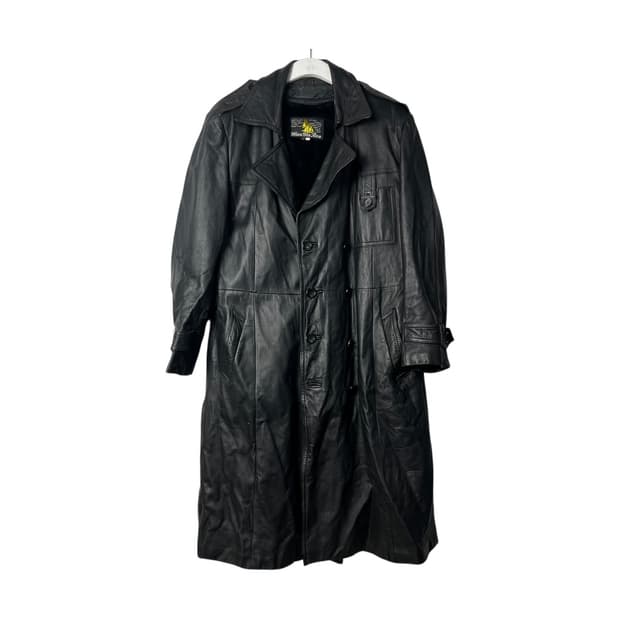 [JPN] 레더 더플 트렌치코트 (내피o)
