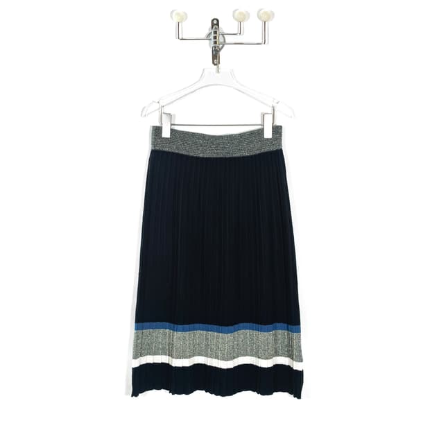 빈티지 스트라이프 니트 스커트