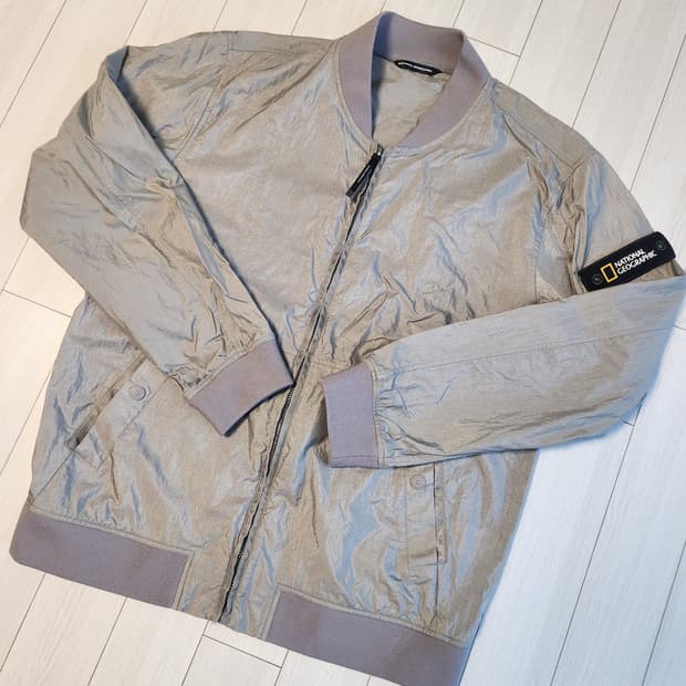 내셔널지오그래픽 홑겹 블루종 점퍼 N212MJP030 사이즈110(xxl