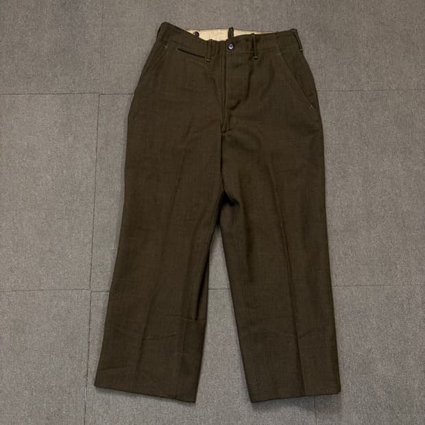 50s us army 미군 울 트라우저 오피서 팬츠 