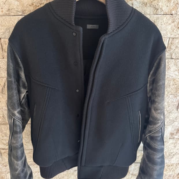 엑슬림 ep6 바시티 자켓 차콜 S