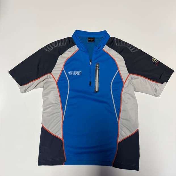 코오롱스포츠 등산 기능성 반집업 반팔 티셔츠 M ~ L