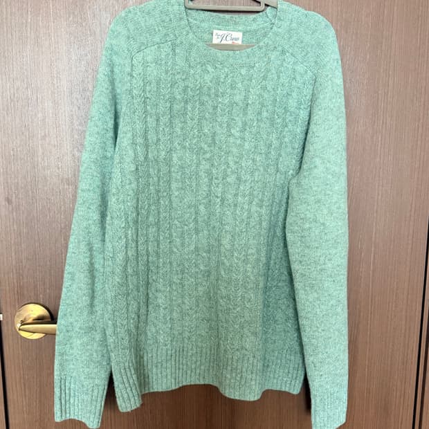 제이크루 램스울 케이블니트 L