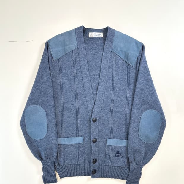 Burberrys' 80-90's Wool Knit Cardigan