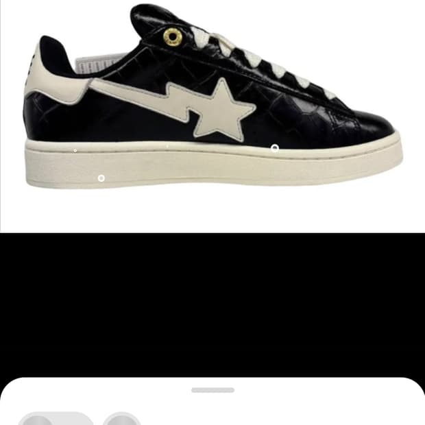 아디다스 x 베이프 캠퍼스 00s 코어 블랙 오프 화이트