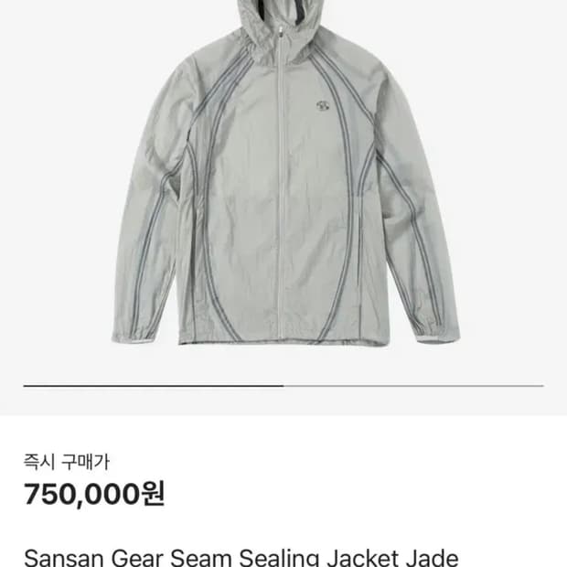 2size) Sansan Gear 산산기어 22fw 심 실링 제이드