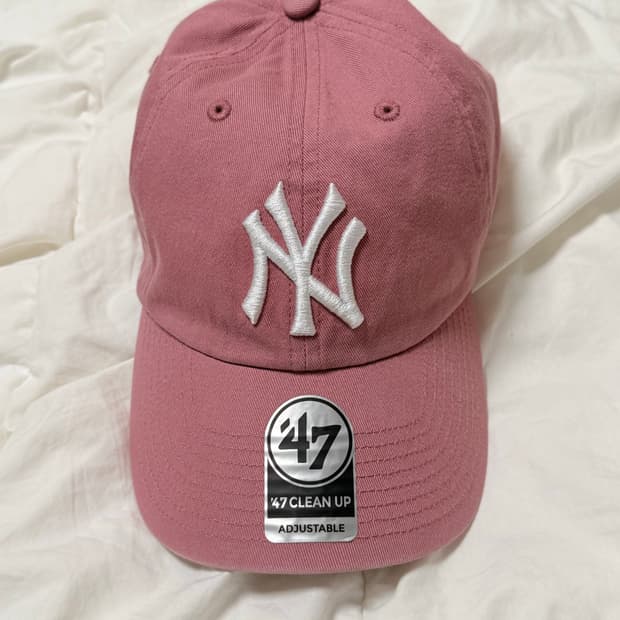 47 brand MLB 엠엘비 뉴욕 양키 캡 모자 핑크