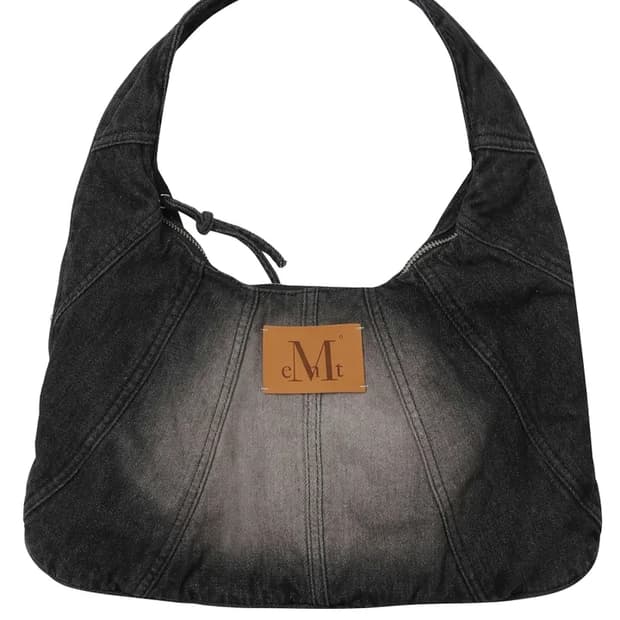 무센트 웨이브 데님 호보백