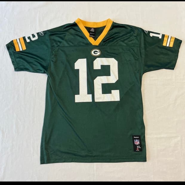 리복 NFL 그린베이 패커스 유니폼