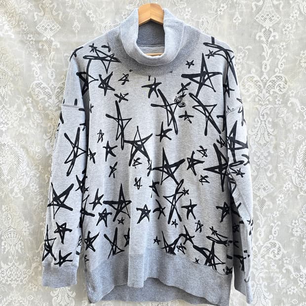 비비안웨스트우드 코튼 터틀넥 (made in japan)