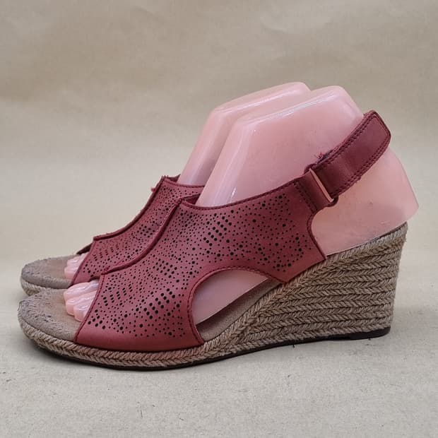 클락스 라플리 여성웨지힐 235 굽8