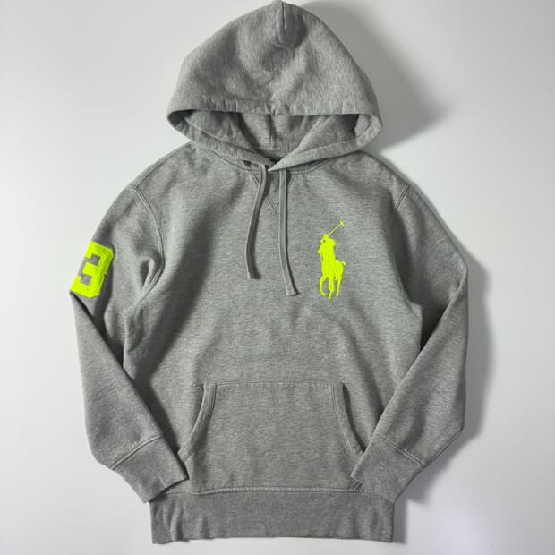 Polo 폴로 랄프로렌 그레이 빅포니 후드티