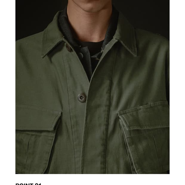 무탠다드 퍼티그 자켓 XL