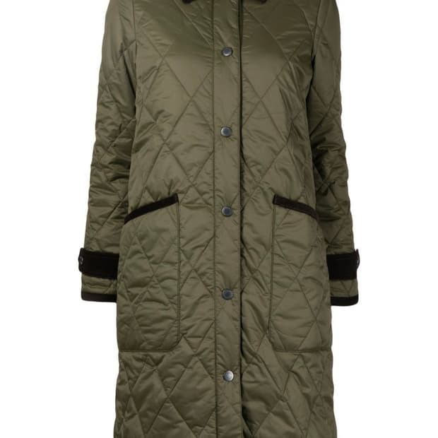 (정품) 바버 x 하우스 오프 해니크 혹스턴 퀄팅자켓 퀄팅코트 패딩 38